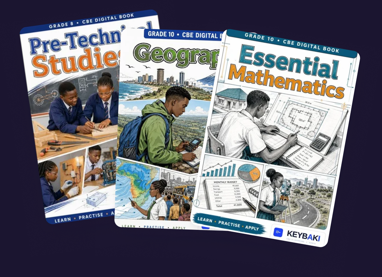 Keybaki Mathematics, Geography, and Physics books